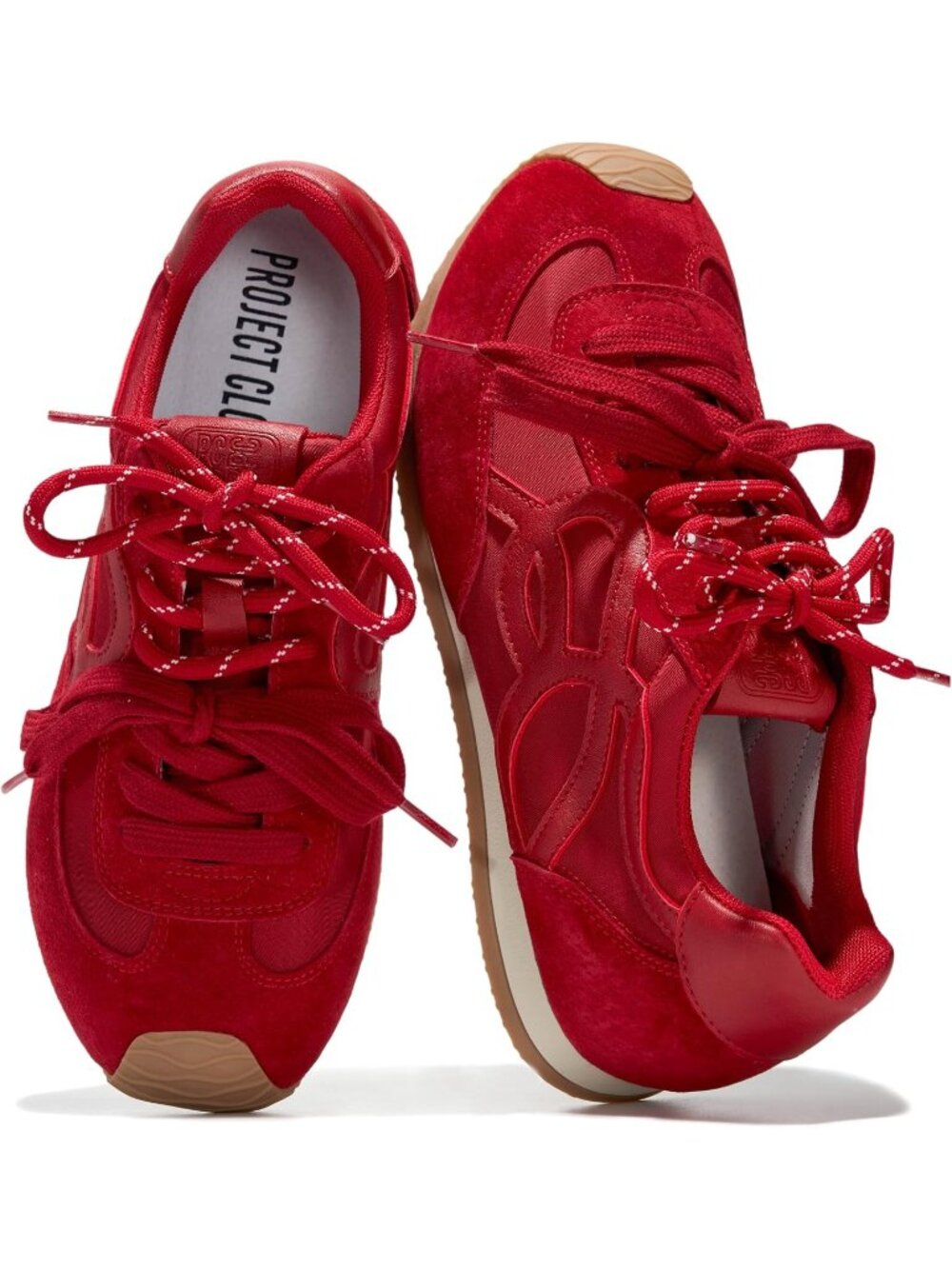 Project Cloud Women's Merlot Closed Toe Non Slip Memory Foam Insole Sneakers